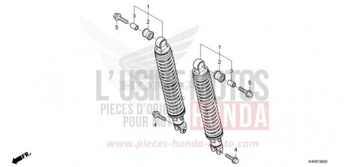 KISSEN, HINTEN NSS125ADM de 2021